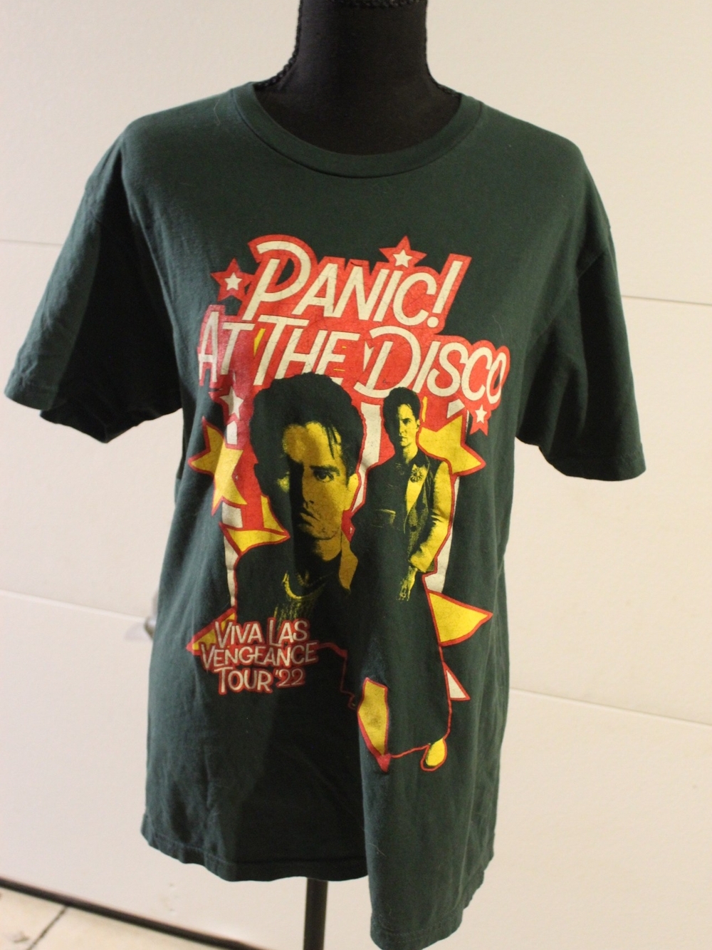 Panic! At The Disco Viva Las Vengeance Tour '22 Green Graphic Tee